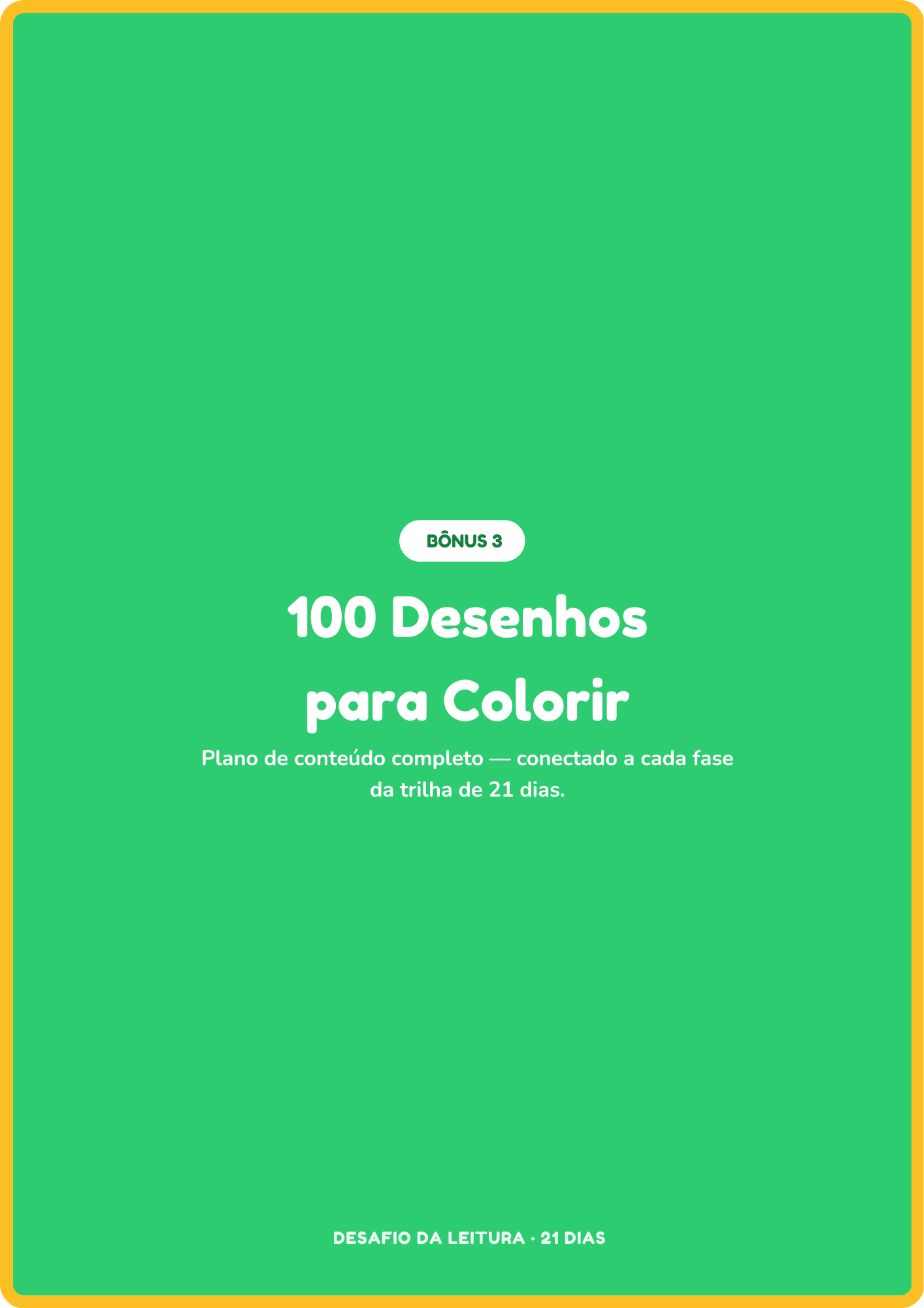 100 Desenhos Pedagógicos para Colorir